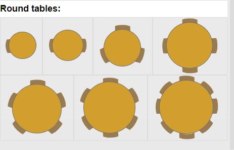 round tables for floor plan